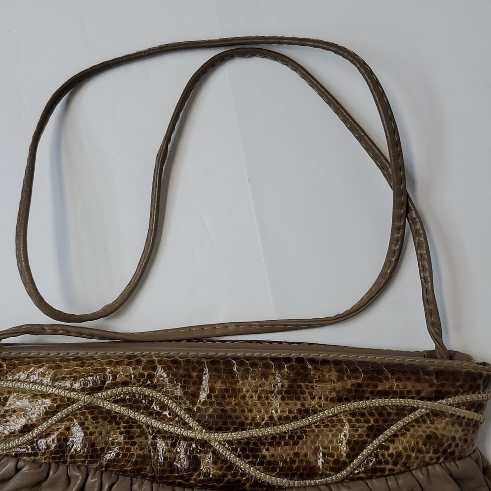 Vintage Hala Leather Clutch Shoulder Bag - Picture 8 of 8